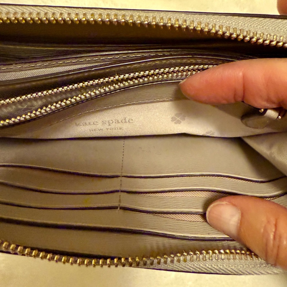 Kate Spade Continental Wallet. Python Snake Embos… - image 5